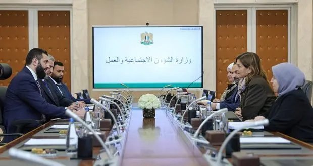 الرئيس الشرع يبحث مع وزيرة الشؤون الاجتماعية خطط دعم الفئات الأكثر احتياجًا وتطوير سوق العمل