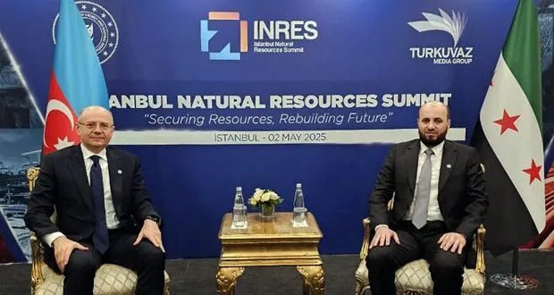 وزير الطاقة السوري يبحث مع نظيره الأذربيجاني تعزيز التعاون في قطاع الطاقة المتجددة والغاز