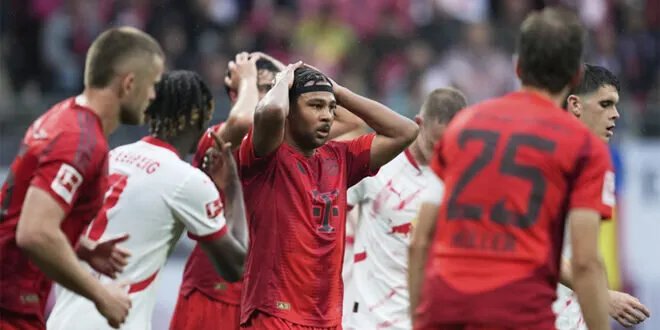 بايرن ميونيخ يفقد فرصة التتويج بالبوندسليغا بتعادل مثير مع لايبزيغ في الوقت القاتل