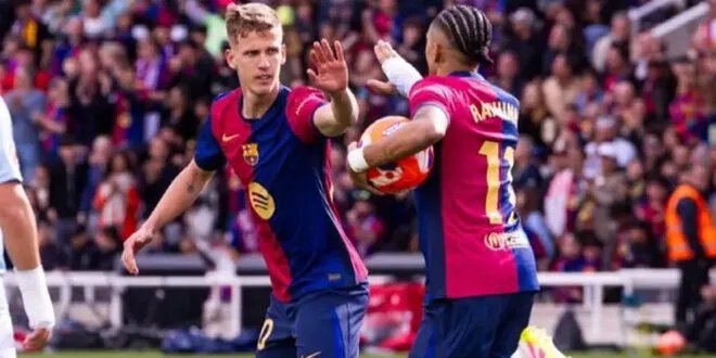 برشلونة يقتنص فوزاً صعباً من بلد الوليد ويعزز صدارته للدوري الإسباني
