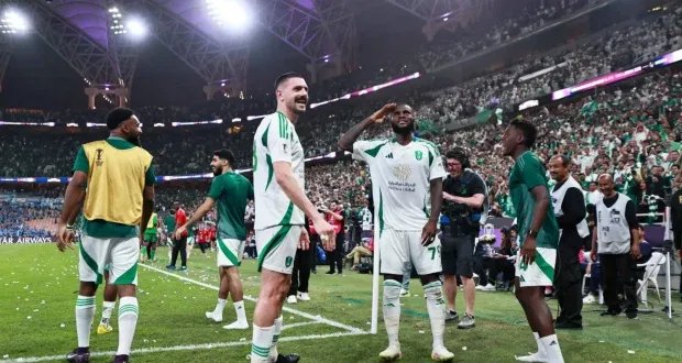 الأهلي السعودي يتوج بطلاً لدوري النخبة الآسيوي بفوز تاريخي على كاواساكي