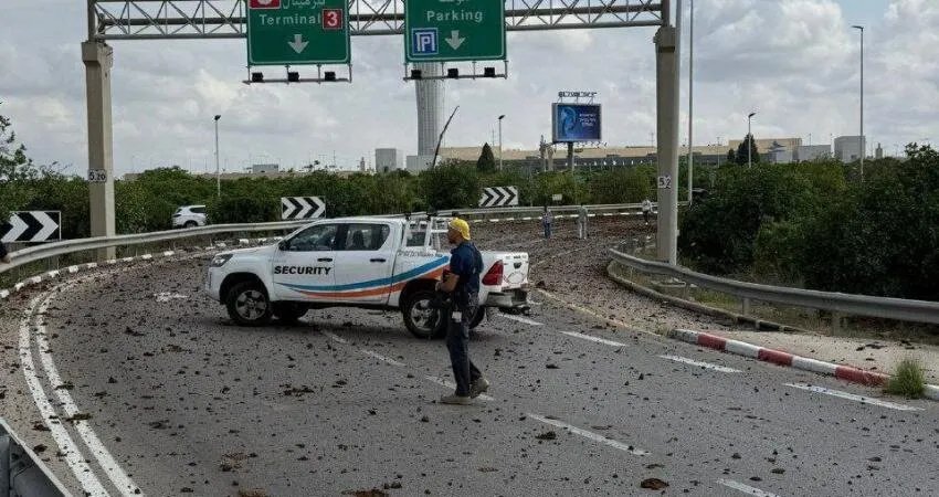 إصابات في مطار بن غوريون بعد اختراق صاروخ للدفاعات الجوية الإسرائيلية