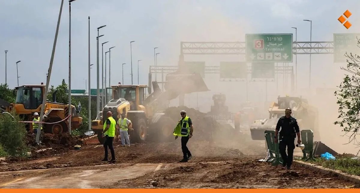 اليمن تستهدف مطار بن غوريون بصاروخ فرط صوتي متطور وتعطيل حركة الملاحة