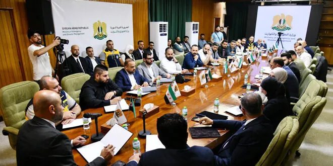 سوريا تطلق خطة وطنية شاملة للاستجابة للكوارث وإزالة مخلفات الحرب