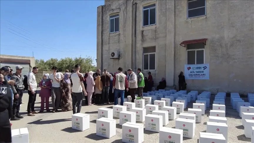 مساعدات تركية عاجلة: هيئة الإغاثة الإنسانية تدعم 700 عائلة محتاجة في القنيطرة