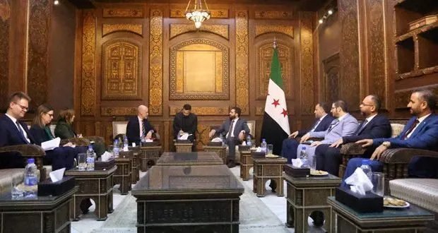 وزير الداخلية السوري يبحث مع مسؤولين سويديين آخر التطورات وسبل التعاون المشترك