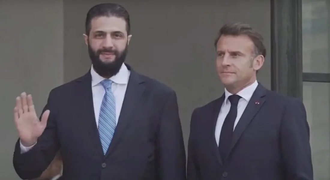 ماكرون يستقبل الرئيس السوري أحمد الشرع في أول زيارة رسمية له إلى أوروبا