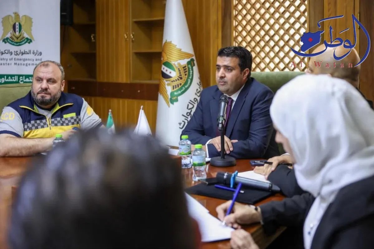 وزارة الطوارئ والكوارث السورية تطمح لتأهيل مواطن في كل منزل للاستجابة للكوارث