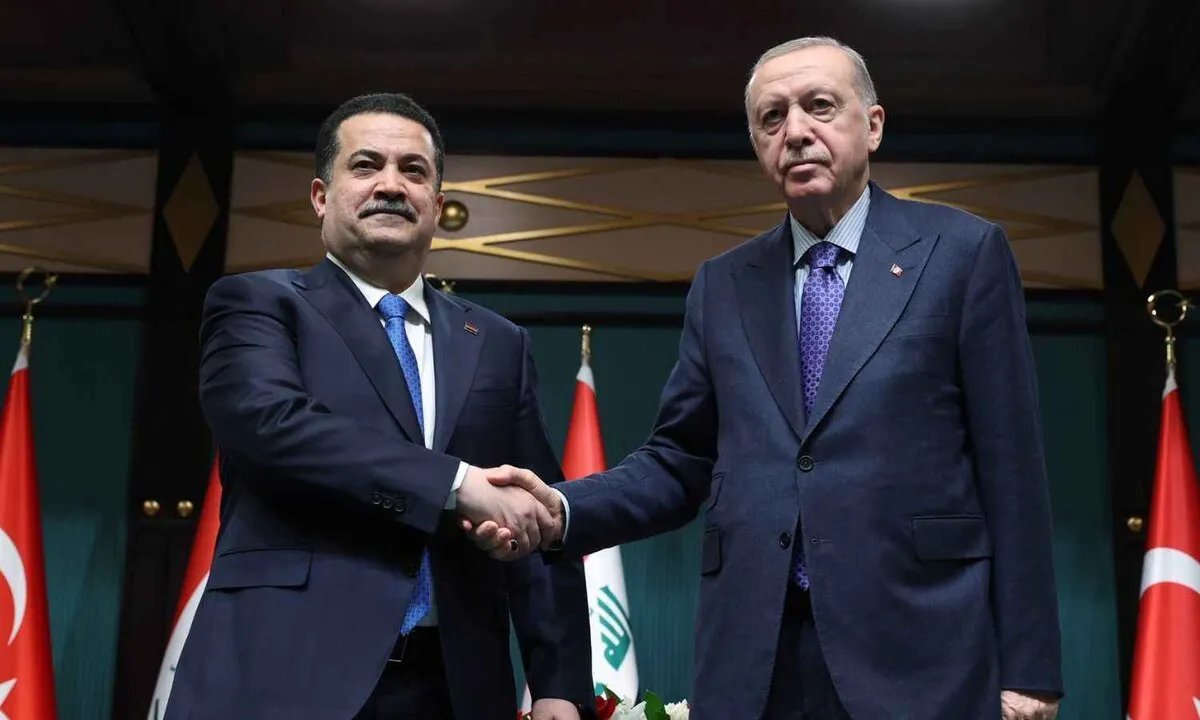 أردوغان والسوداني يبحثان تطوير العلاقات بين سوريا والعراق وتداعيات التدخلات الإسرائيلية