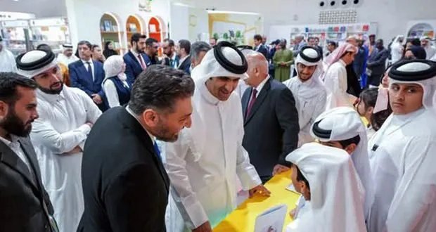 عبق دمشق يفوح في الدوحة: شارع الحلبوني يحيي التراث الثقافي السوري في معرض الكتاب الدولي