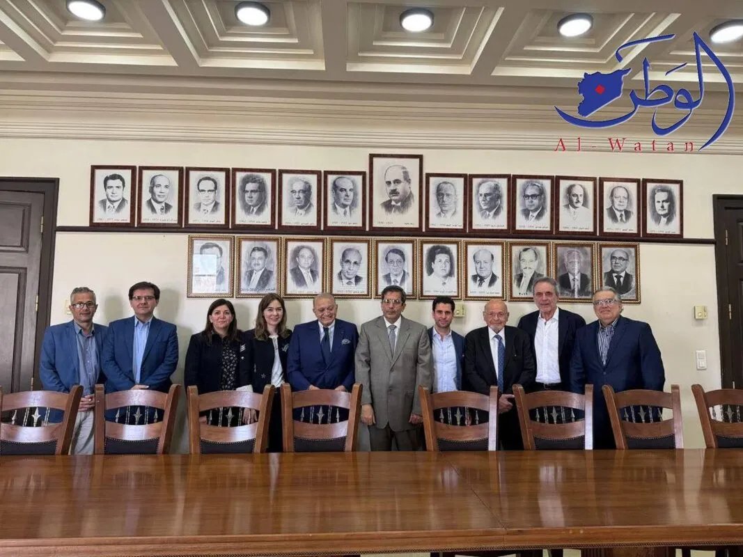 جامعة دمشق تستقبل نجل مؤسسها وتعلن عن مشاريع مستقبلية لتعزيز مكانتها العلمية