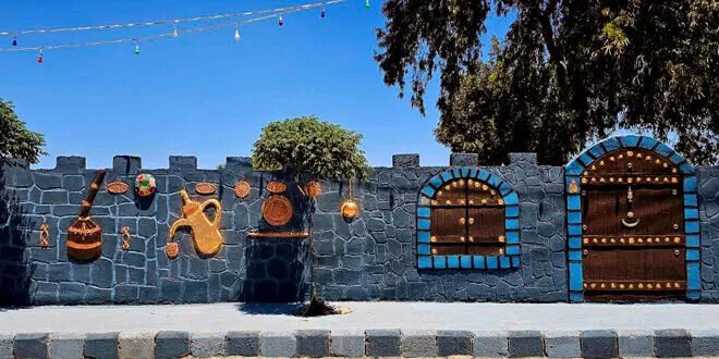 إحياء للتراث السوري: جدارية فنية تضيء مدينة نوى في درعا