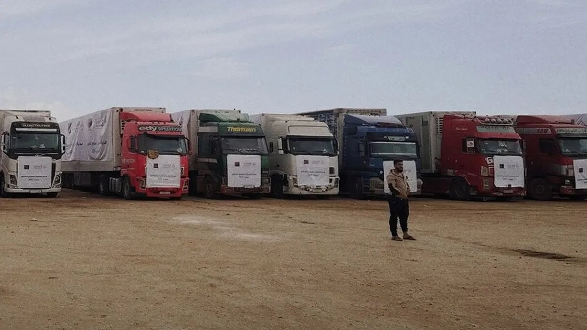 وصول قافلة مساعدات قطرية ضخمة إلى حلب: دعم إنساني للمتضررين