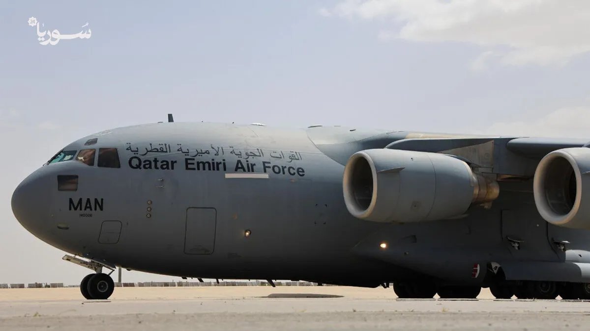 قطر ترسل مساعدات غذائية عاجلة إلى دمشق في ظل تفاقم الأزمة الإنسانية