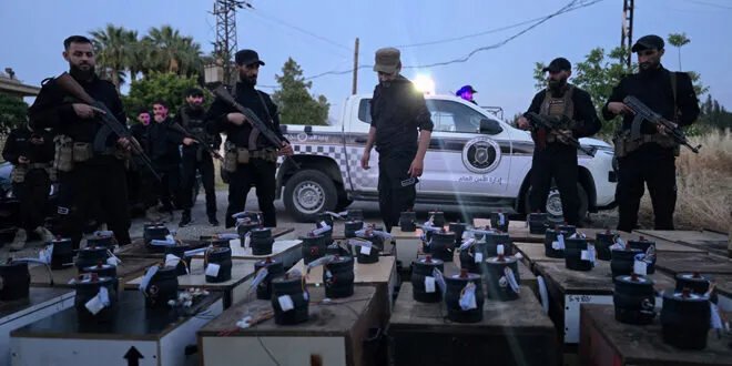 إحباط مخطط إرهابي في اللاذقية: ضبط مستودع عبوات ناسفة معدة للتفجير في ريف القرداحة