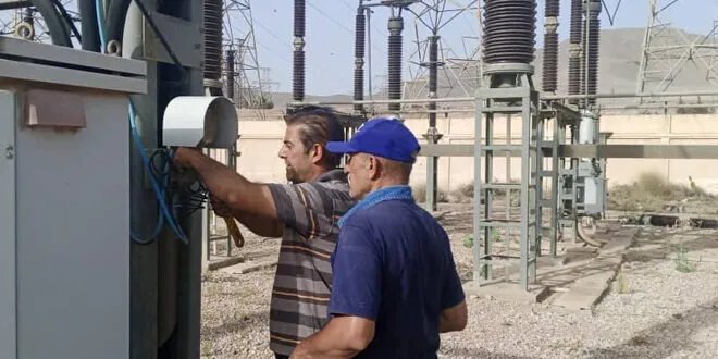 بعد انقطاع دام ساعات: عودة الكهرباء إلى درعا والسويداء إثر إصلاح عطل خط الكسوة