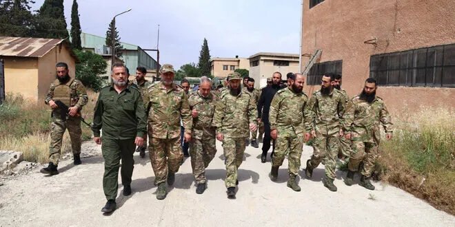 رئيس الأركان يتفقد المطارات السورية ويشدد على الجاهزية القتالية