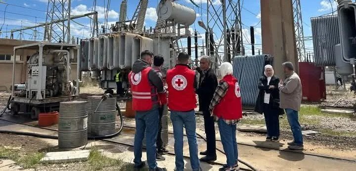 الصليب الأحمر ينقذ 3.2 مليون حلبي: إصلاح عاجل لمحطة ضخ المياه الرئيسية