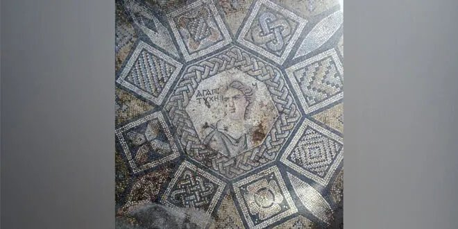 كنز أثري في حمص: اكتشاف لوحة فسيفساء رومانية نادرة في قرية مريمين