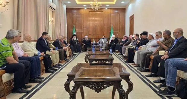 السويداء: المحافظ ووجهاء الطوائف يدعون إلى الوحدة ونبذ الفتنة