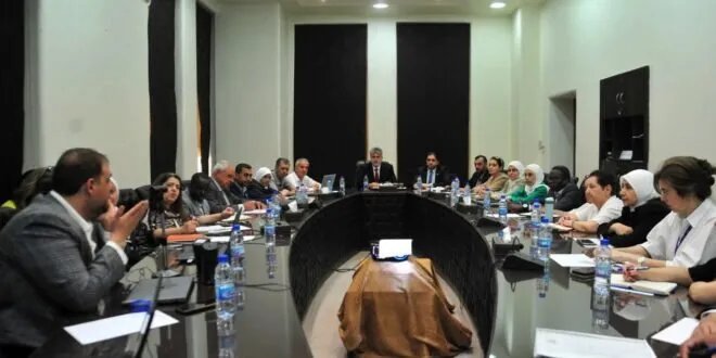 وزارة الصحة تناقش آلية تنفيذ مشروع صندوق الجائحة لتعزيز الأمن الصحي