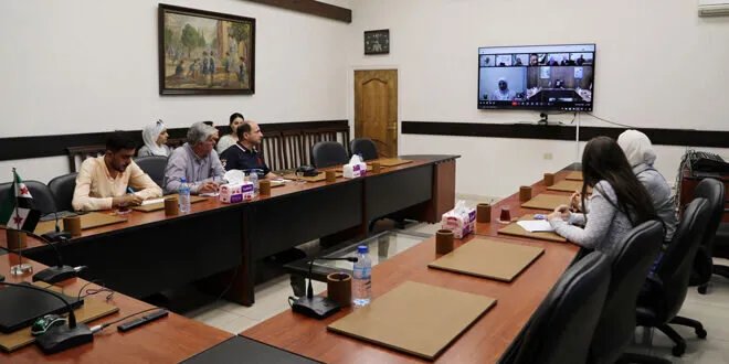 التربية السورية تبحث مع منظمات دولية ومحلية إعادة تأهيل المدارس المتضررة