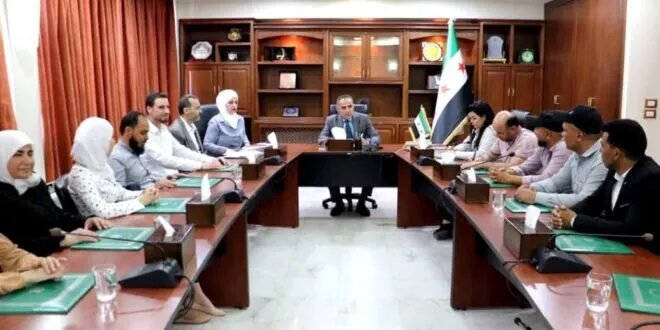 وزير الزراعة يبحث مع "مدد" خطط دعم الزراعة المستدامة في المناطق السورية المتضررة