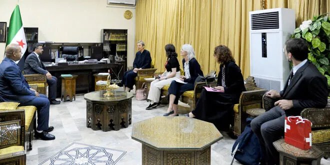 التربية السورية تسعى للتعاون مع سويسرا لإعادة بناء المدارس وتطوير التعليم المهني