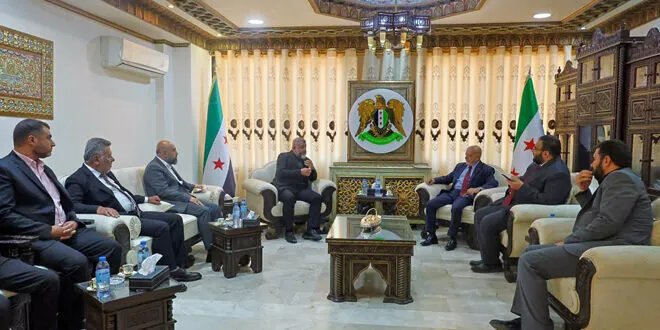 وزير الاقتصاد يبحث مع محافظ درعا خطة استثمارية شاملة لإنعاش المحافظة