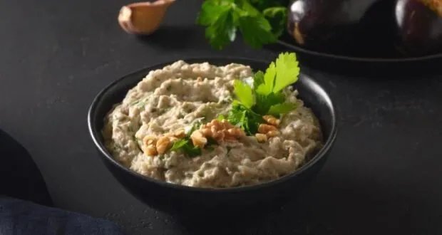 متبل الباذنجان بالزبادي: وصفة سهلة ومقبلات شامية شهية