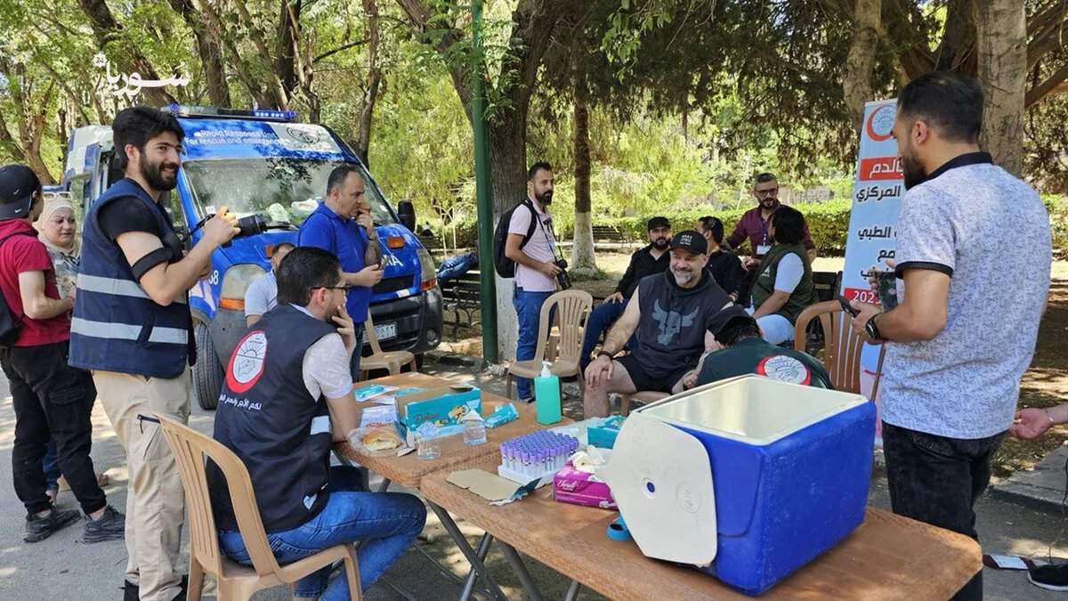 حملة "الوفاء لحلب" للتبرع بالدم: دعم حيوي لمرضى التلاسيميا والفشل الكلوي في سوريا