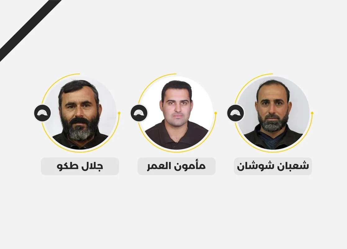 مأساة في حماة: مقتل 3 متطوعين من الدفاع المدني السوري بانفجار لغم