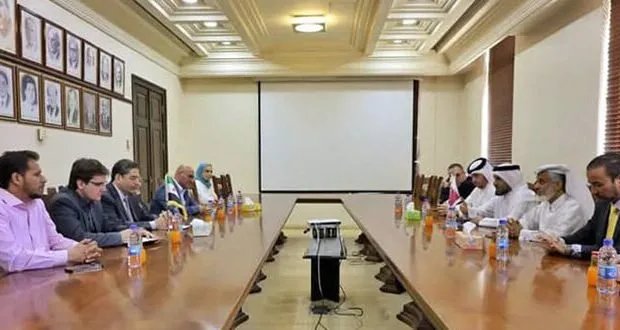 جامعة دمشق تبحث مع وفد قطري تطوير المستشفيات والاستثمار في المدينة الجامعية