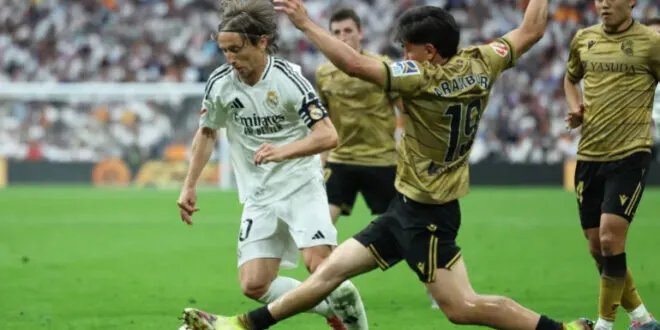 في وداع أنشيلوتي ومودريتش.. ريال مدريد يهزم ريال سوسييداد بثنائية مبابي