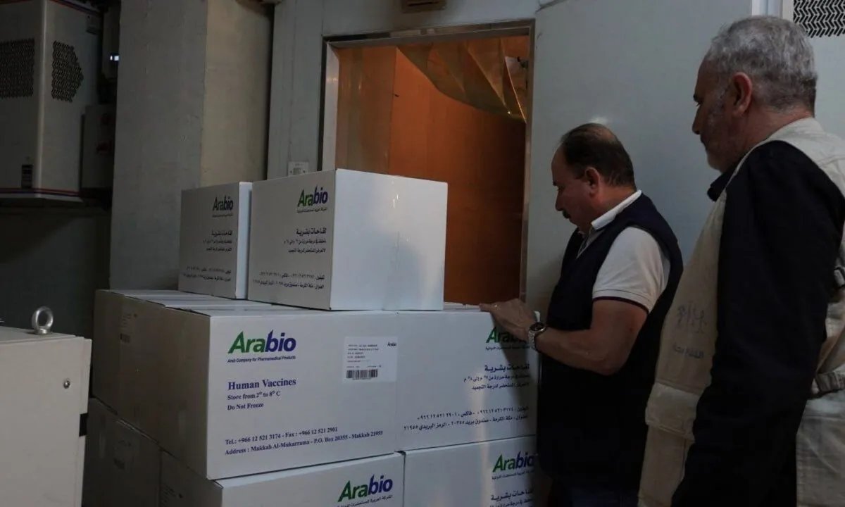 وصول 25 ألف جرعة لقاح "السحايا" لتطعيم الحجاج السوريين عبر معبر نصيب