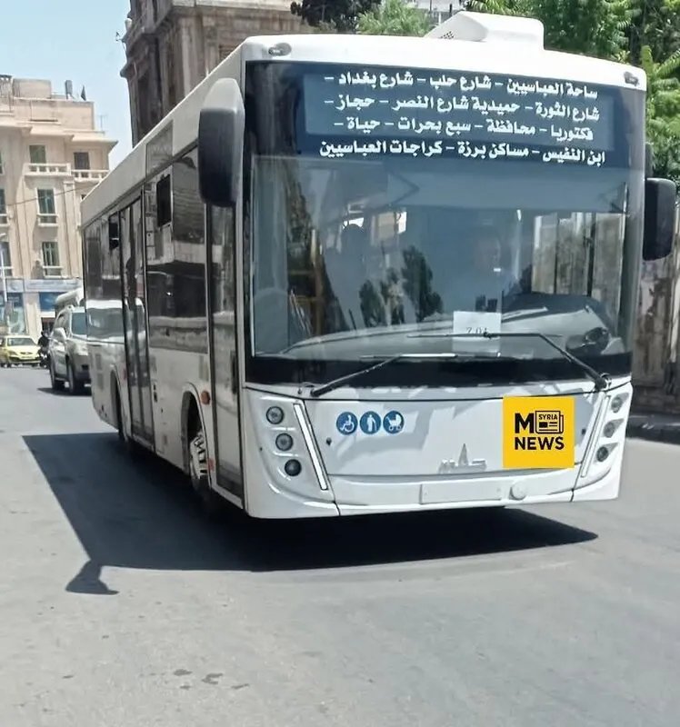 باصات بيلاروسية حديثة تغزو شوارع دمشق والمحافظات السورية الأخرى