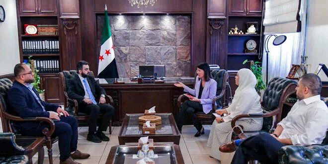 وزير الإدارة المحلية يبحث مع الوكالة الألمانية سبل دعم عودة المهجرين في سوريا