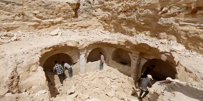 كنز أثري في معرة النعمان: اكتشاف مقبرة بيزنطية عمرها 1500 عام