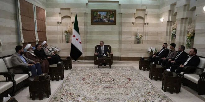 المهندس كده يستقبل وفداً شيعياً ويؤكد على وحدة الشعب السوري
