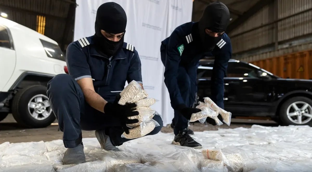 إحباط تهريب مخدرات ضخمة إلى السعودية عبر معبر نصيب الحدودي
