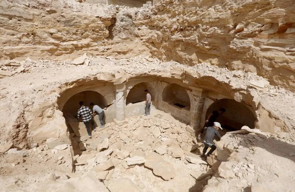 كنز أثري في معرة النعمان: اكتشاف مقبرة بيزنطية عمرها 1500 عام