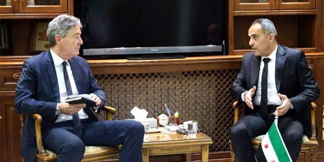 وزير الزراعة يبحث مع الاتحاد الأوروبي تعزيز التعاون الزراعي في سوريا ودعم الثروة الحيوانية