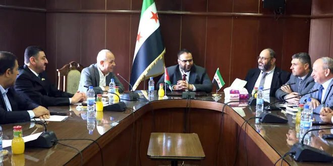 سوريا والأردن: مباحثات لتعزيز التعاون الاقتصادي والاستثماري