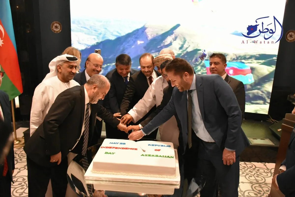 احتفال رسمي في دمشق بذكرى استقلال أذربيجان بحضور مسؤولين سوريين