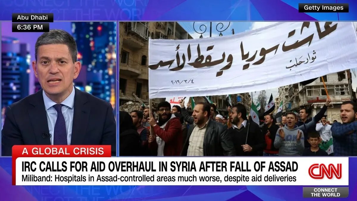 رئيس منظمة الإنقاذ الدولية يكشف: الوضع الصحي في مناطق سيطرة الأسد أسوأ من مناطق المعارضة، وشراكات الخليج مفتاح الازدهار