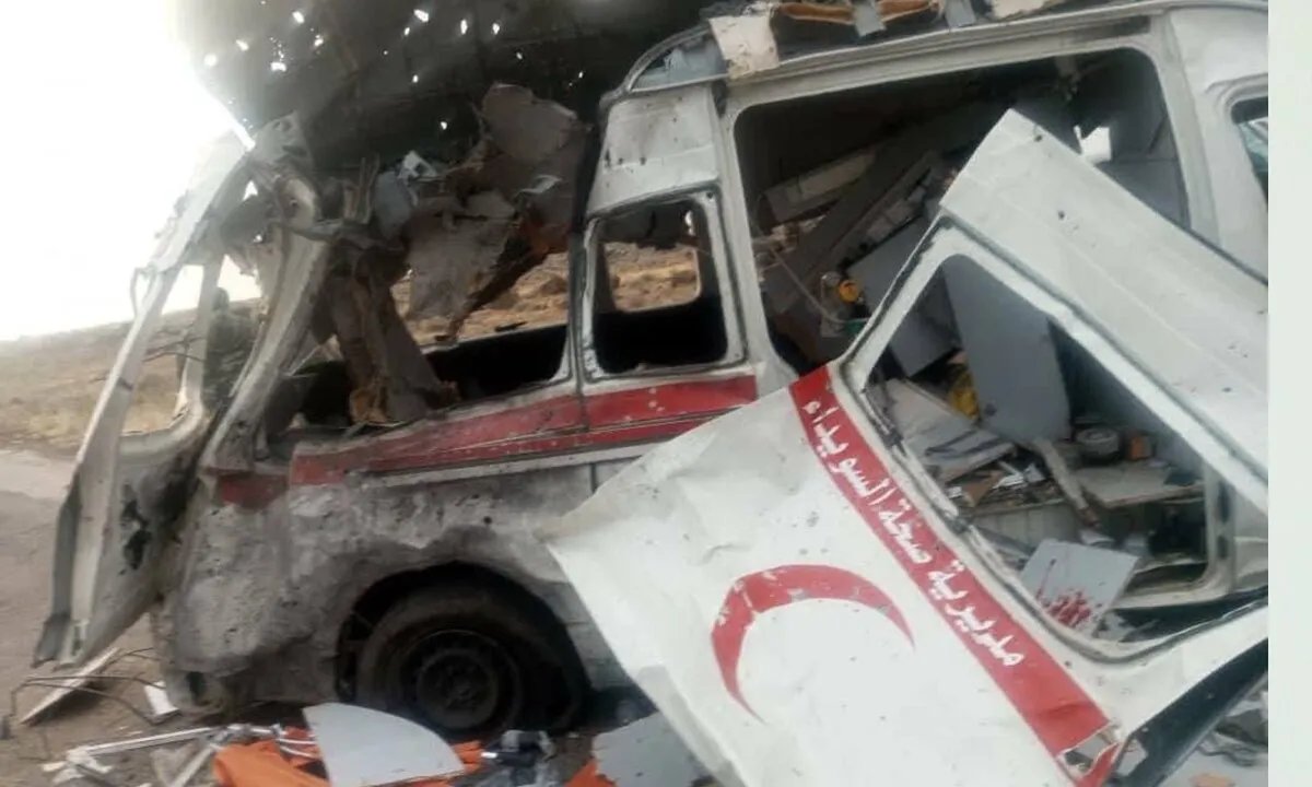 السويداء: إصابة ستة أشخاص في انفجار استهدف سيارة إسعاف كانت تقل مرضى غسيل الكلى