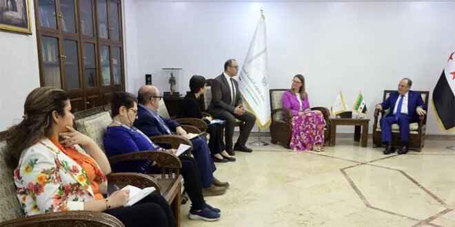 وزير التعليم العالي يبحث مع الصحة العالمية دعم المشافي الجامعية وتطوير الكوادر الطبية في سوريا