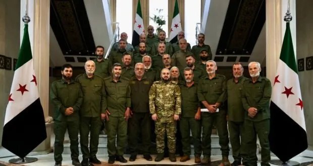 وزير الدفاع السوري يتفقد الكلية الحربية ويجتمع بضباط هيئة التدريب بدمشق