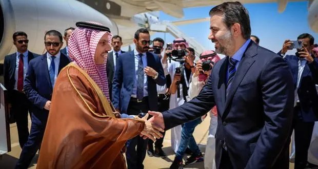 وزير الخارجية السوري يستقبل نظيره السعودي في دمشق لبحث العلاقات الثنائية