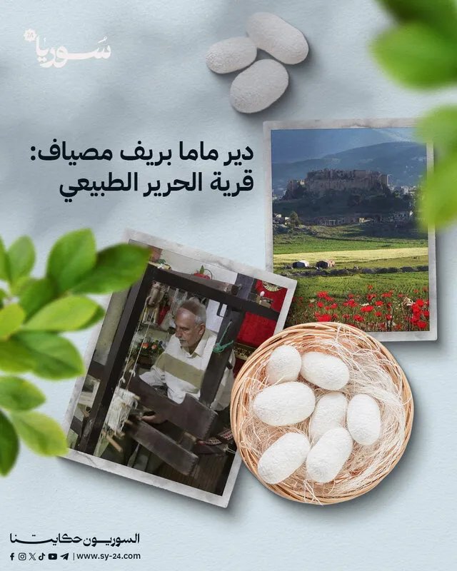 دير ماما: قرية سورية تحيي تراث الحرير المهدد بالانقراض في ريف مصياف